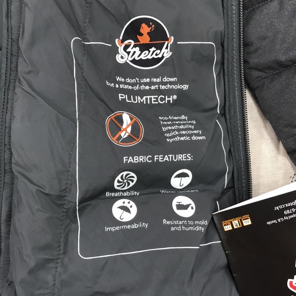 🎁 Save The Duck Stretch Heathered Puffer Jacket Mens - Picture 9 of 16